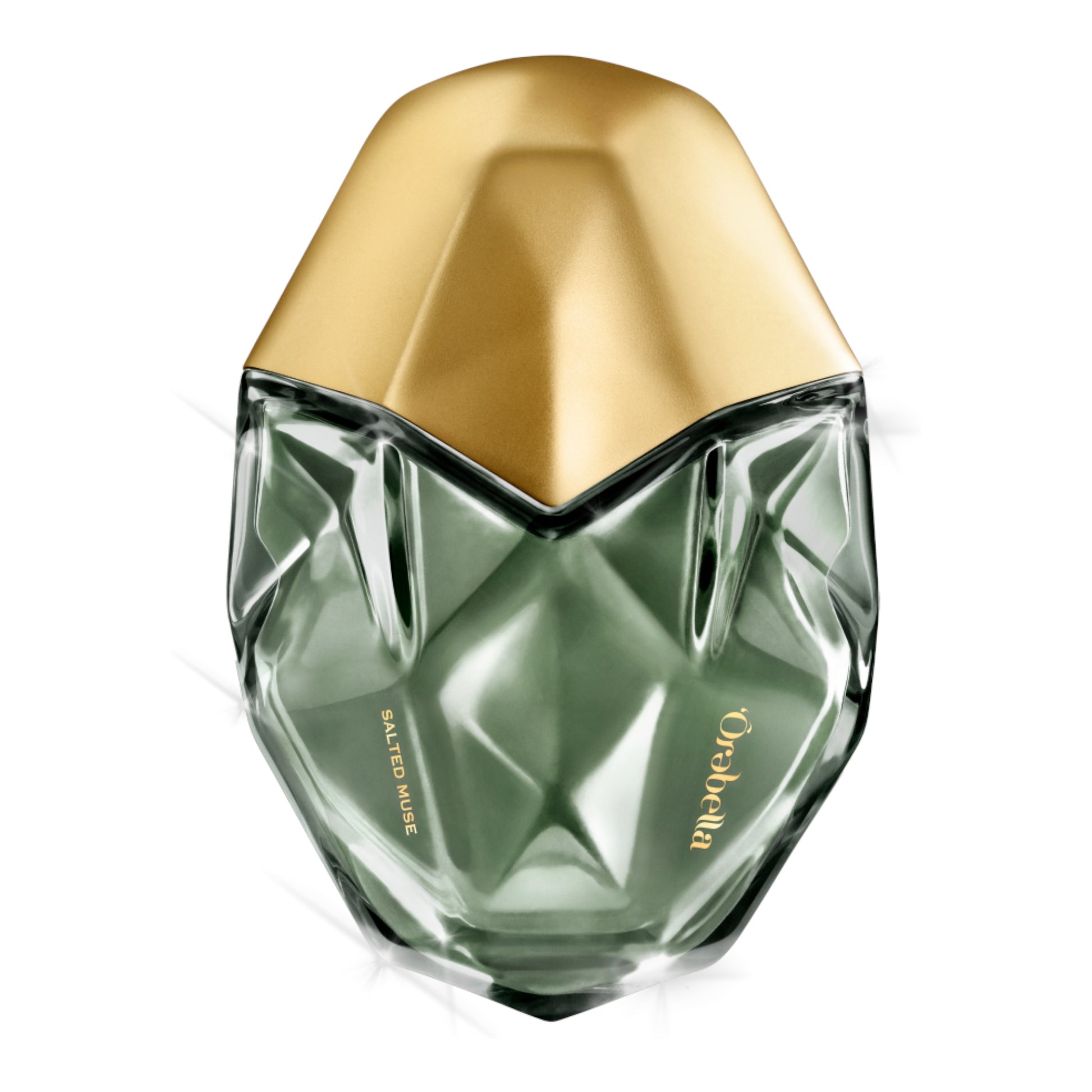 A decant of Orebella Salted Muse, a fresh and woody fragrance with sea salt, lavender, and sandalwood, available in perfume samples uk