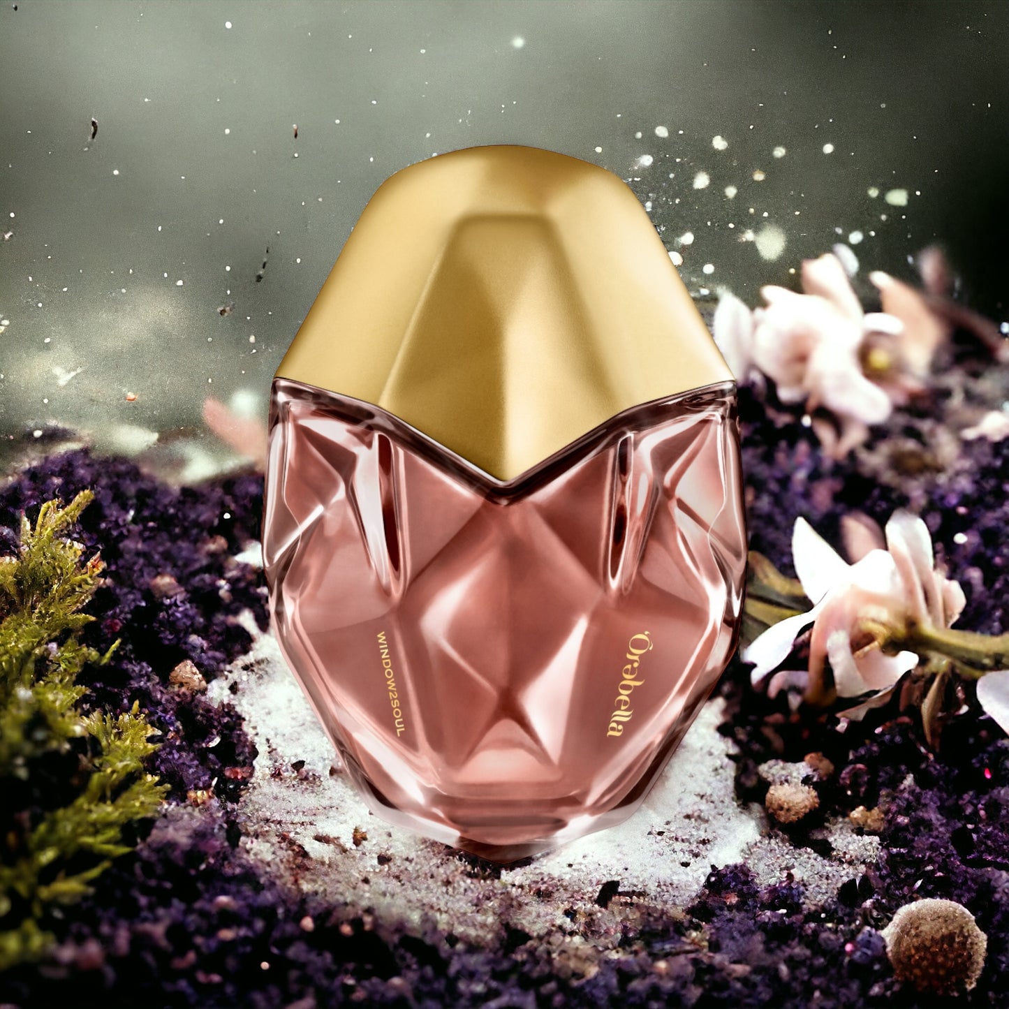 Close-up of a fragrance sample of Window2Soul, highlighting its fresh, floral, and softly warm notes for a naturally elegant scent experience