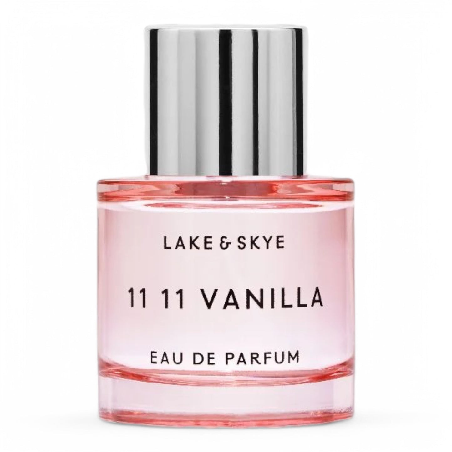 A decant of Lake & Skye 11 11 Vanilla, a warm and musky vanilla fragrance with marshmallow, sea salt, and teakwood, available in perfume samples
