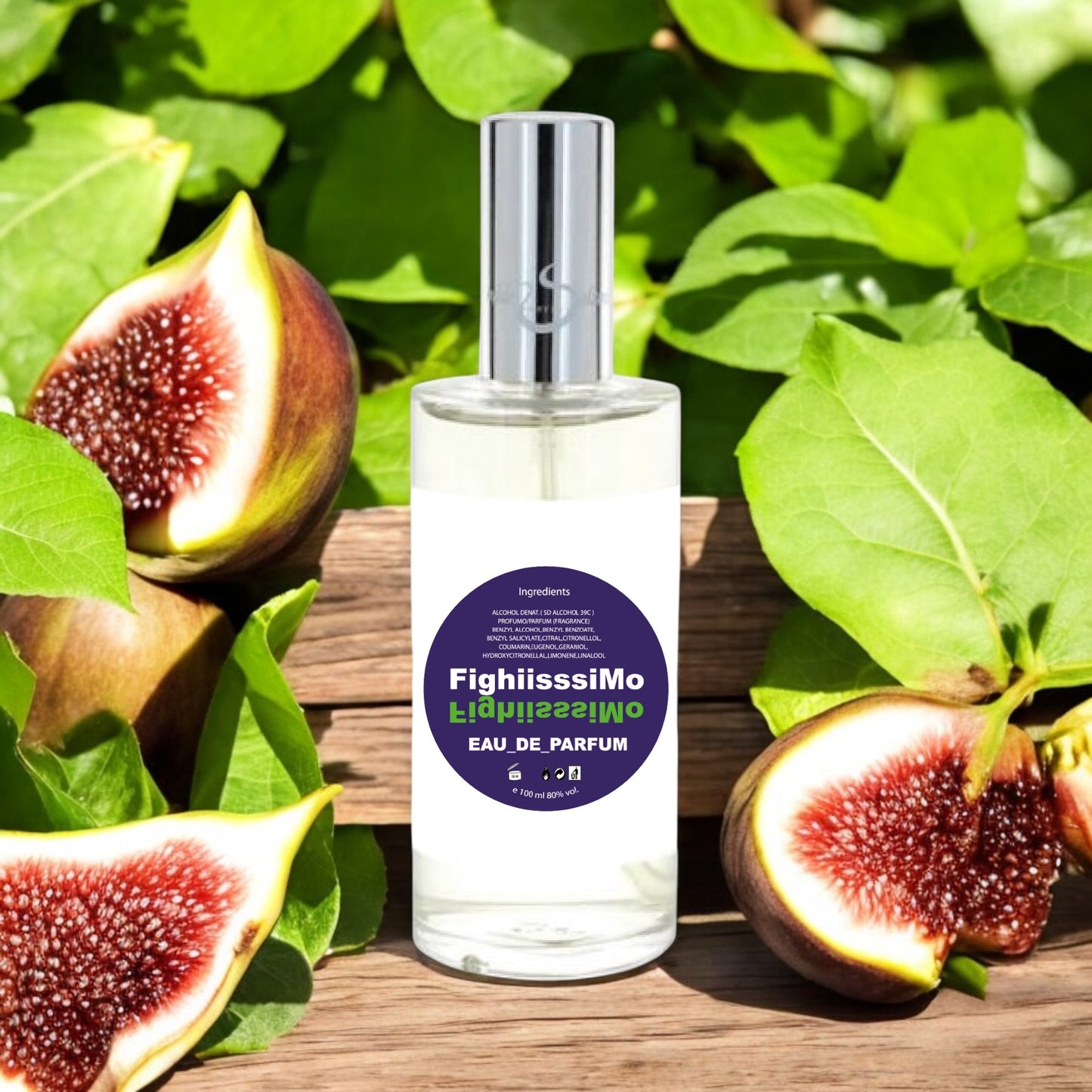 Fighissimo sample by Hilde Soliani, showcasing a sweet and warm fig scent through all stages of ripeness - ideal for fans of fruity perfumes.
