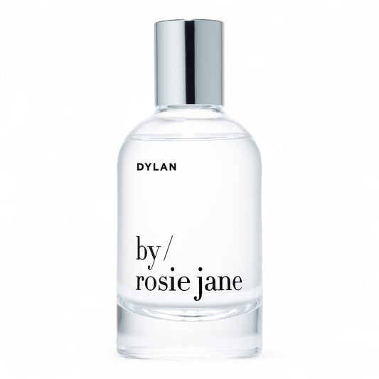 A decant of by Rosie Jane Dylan, a woody unisex fragrance with cedarwood, frankincense, and white musk.