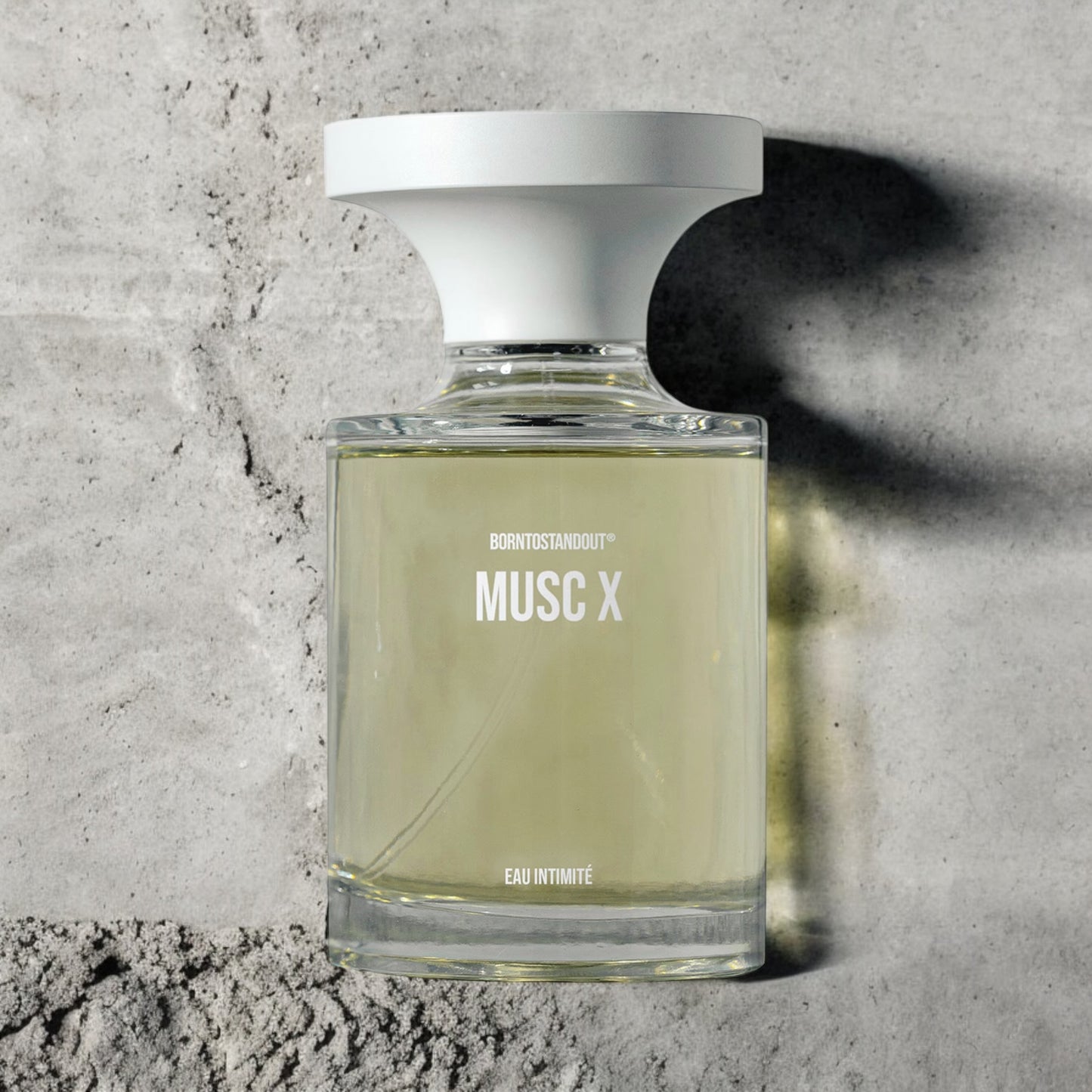 Close-up of Musc X decant – intimate and provocative, with cotton candy and synthetic musk.