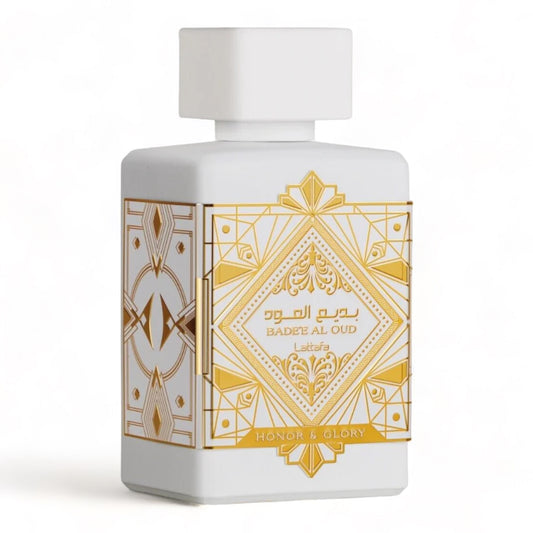 lattafa badee al oud honor glory sample