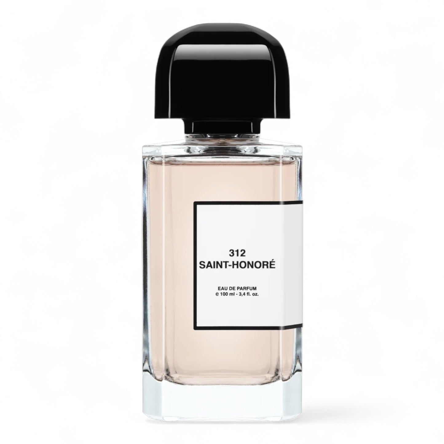 BDK 312 Saint-Honoré fragrance sample - soft floral musk with orange blossom, pink pepper and ambroxan. Full-size 100ml bottle shown.