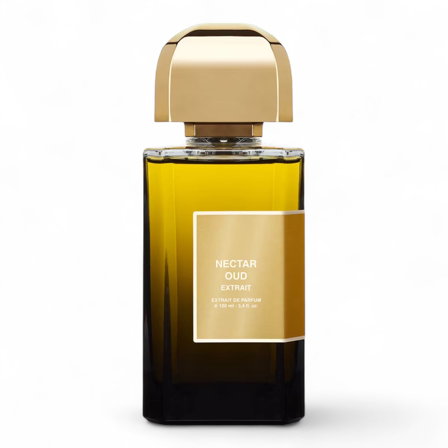 BDK Nectar Oud Extrait fragrance sample - rich extrait with saffron, raspberry and olibanum. 100ml full-size bottle shown