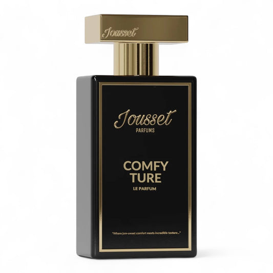 Jousset Comfy Ture fragrance sample – retail bottle shown for decanting into 1ml–10ml samples.
