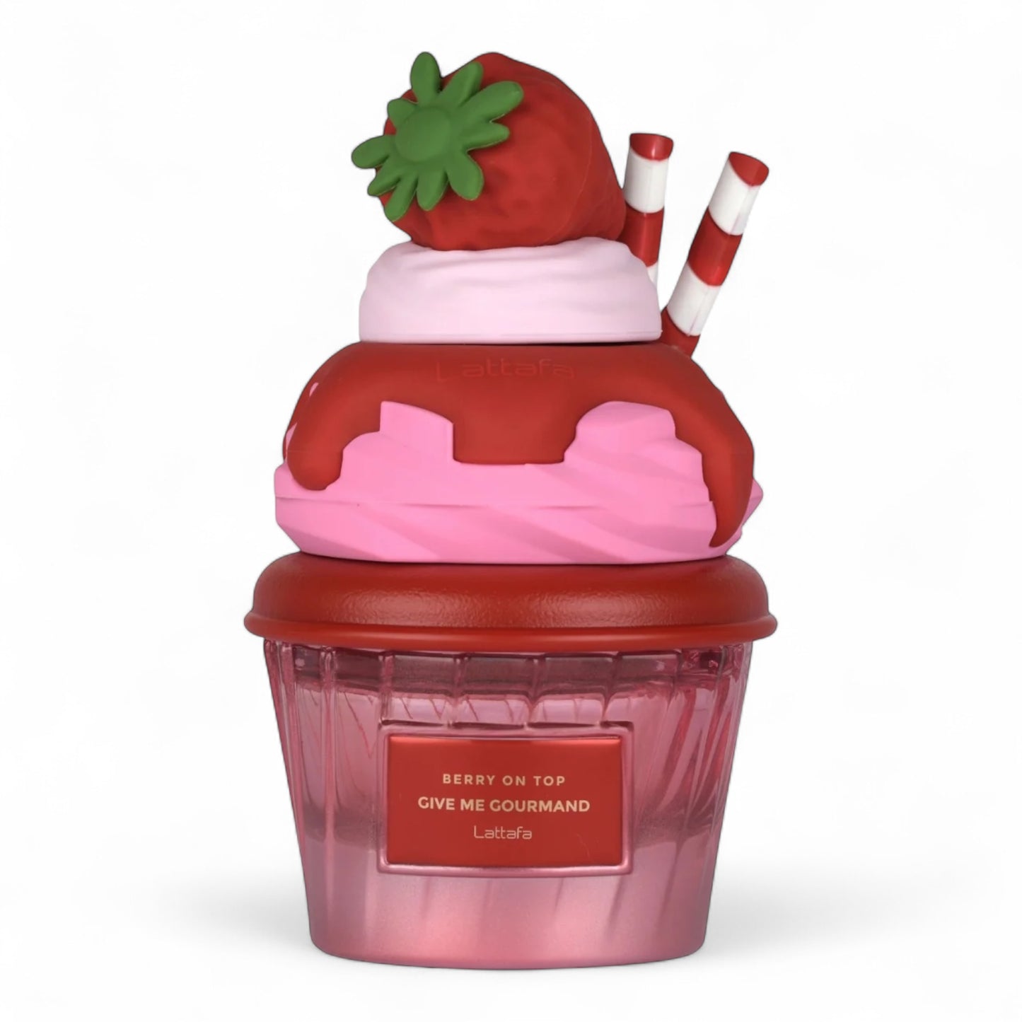 Lattafa Berry On Top fragrance sample – retail bottle shown for decanting into 1ml–10ml samples.