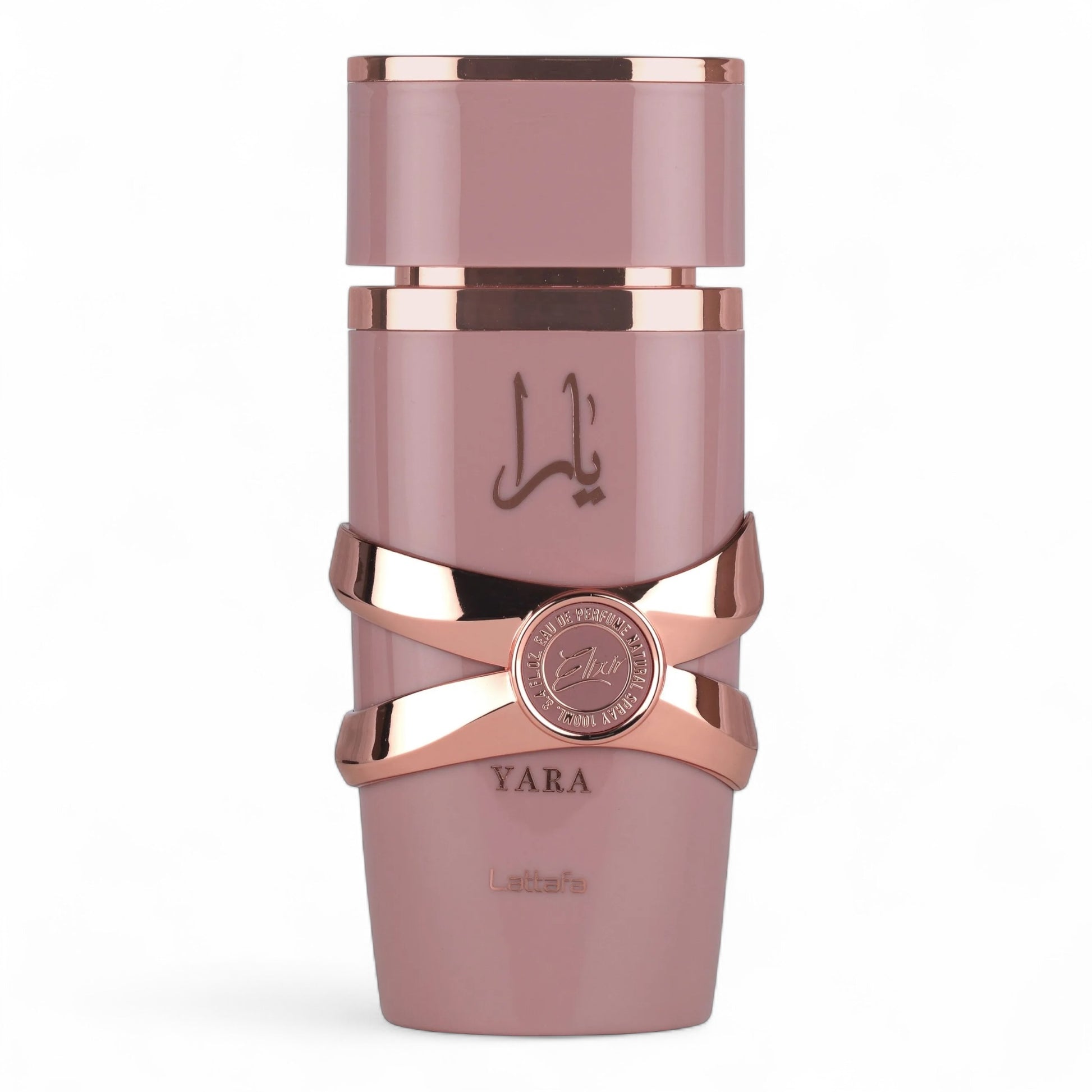 Lattafa Yara Elixir fragrance sample – retail bottle shown for decanting into 1ml–10ml samples.