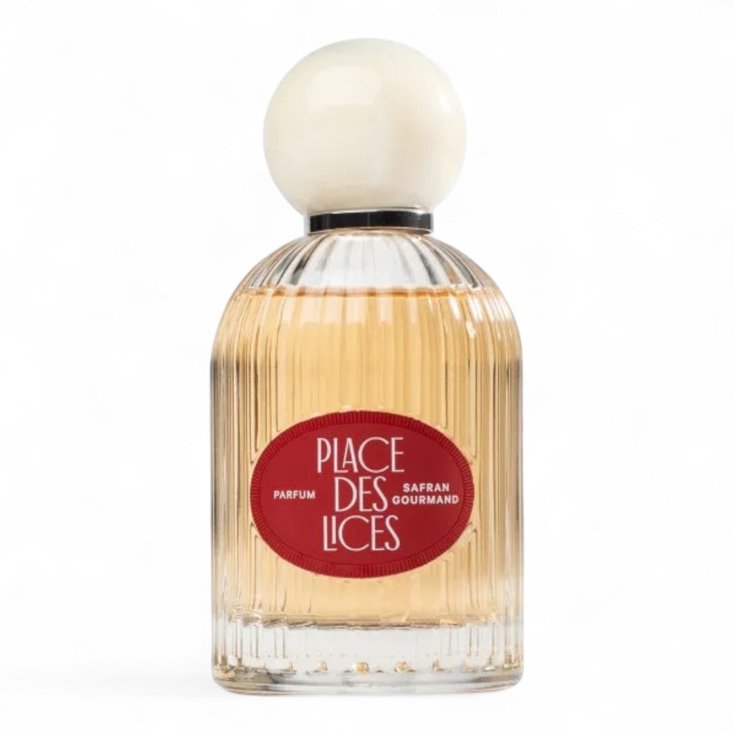 Place des Lices Safran Gourmand fragrance sample – retail bottle shown for decanting into 1ml–10ml samples.
