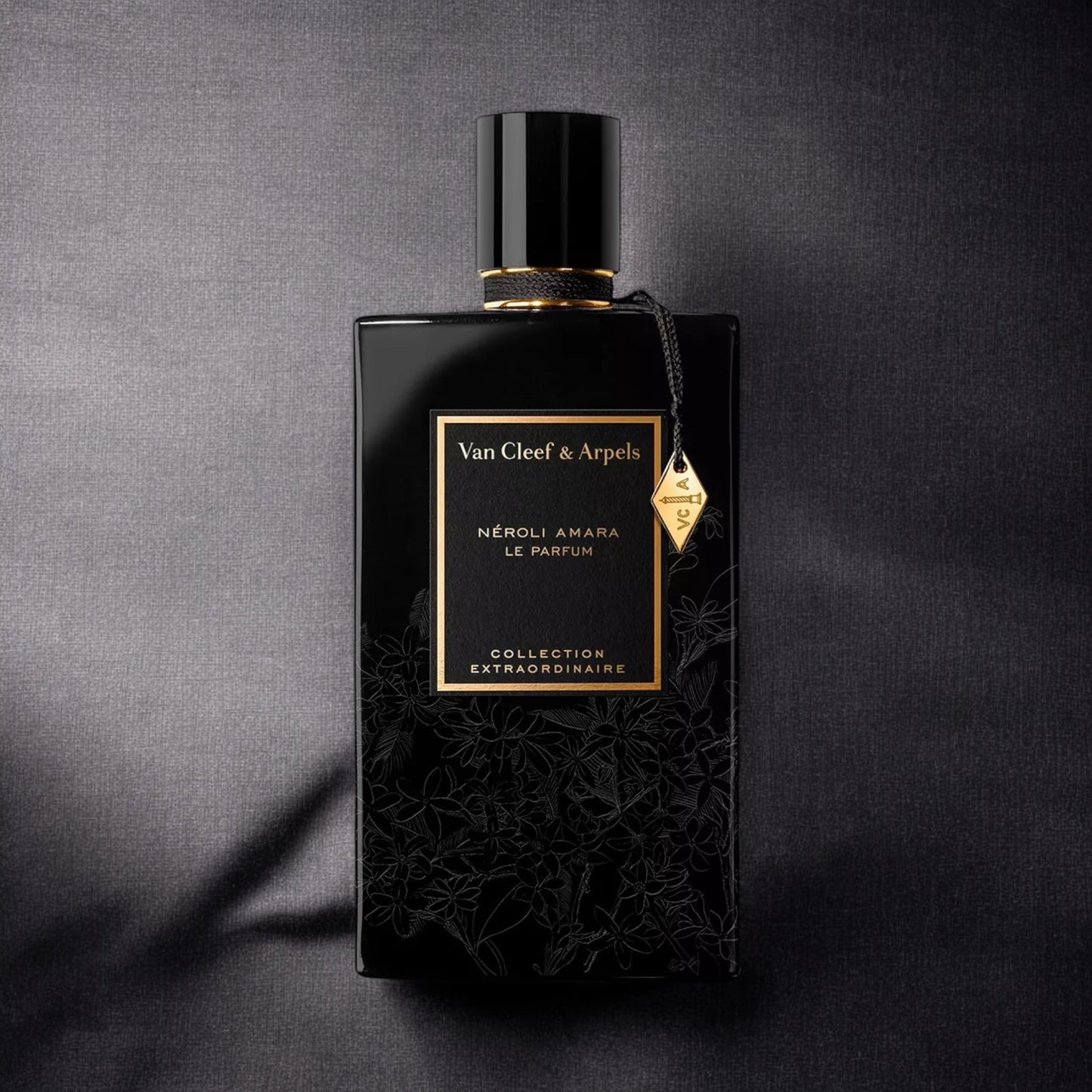 Van Cleef & Arpels Néroli Amara Le Parfum fragrance sample – radiant citrus and orange blossom in an elegant setting