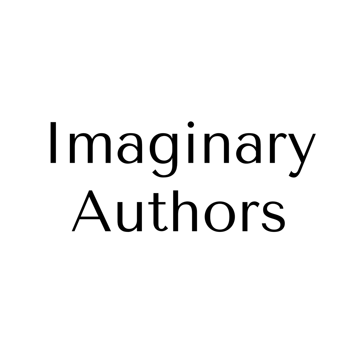 Imaginary Authors