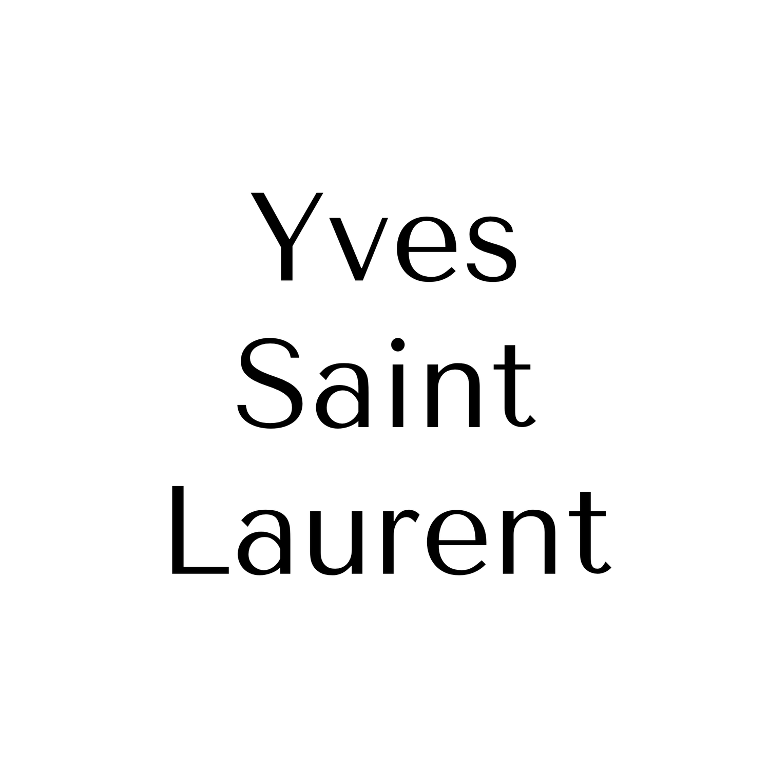 Yves Saint Laurent
