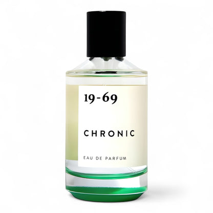 19-69 Chronic fragrance sample – retail bottle shown for decanting into 1ml–10ml samples.