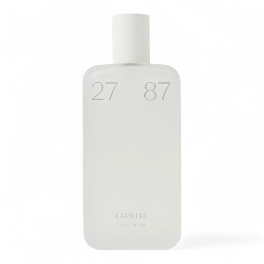 27 87 Lametta fragrance sample – retail bottle shown for decanting into 1ml–10ml perfume samples.