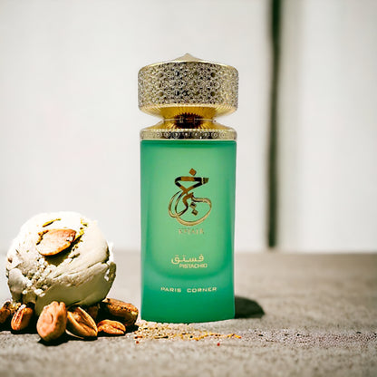 paris corner pistachio khair fragrance sample travel size tester