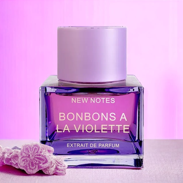 new notes bonbons a la violette fragrance sample travel size tester