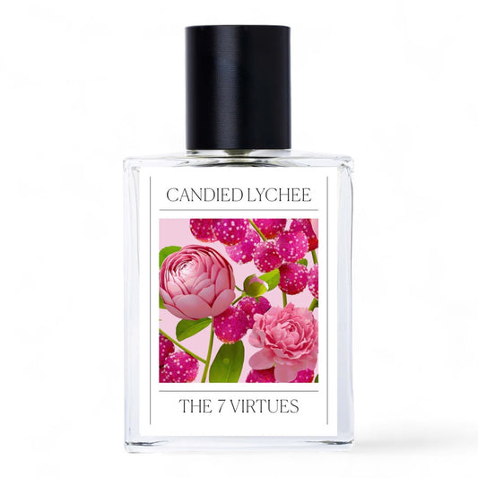the 7 virtues candied lychee perfume sample decant