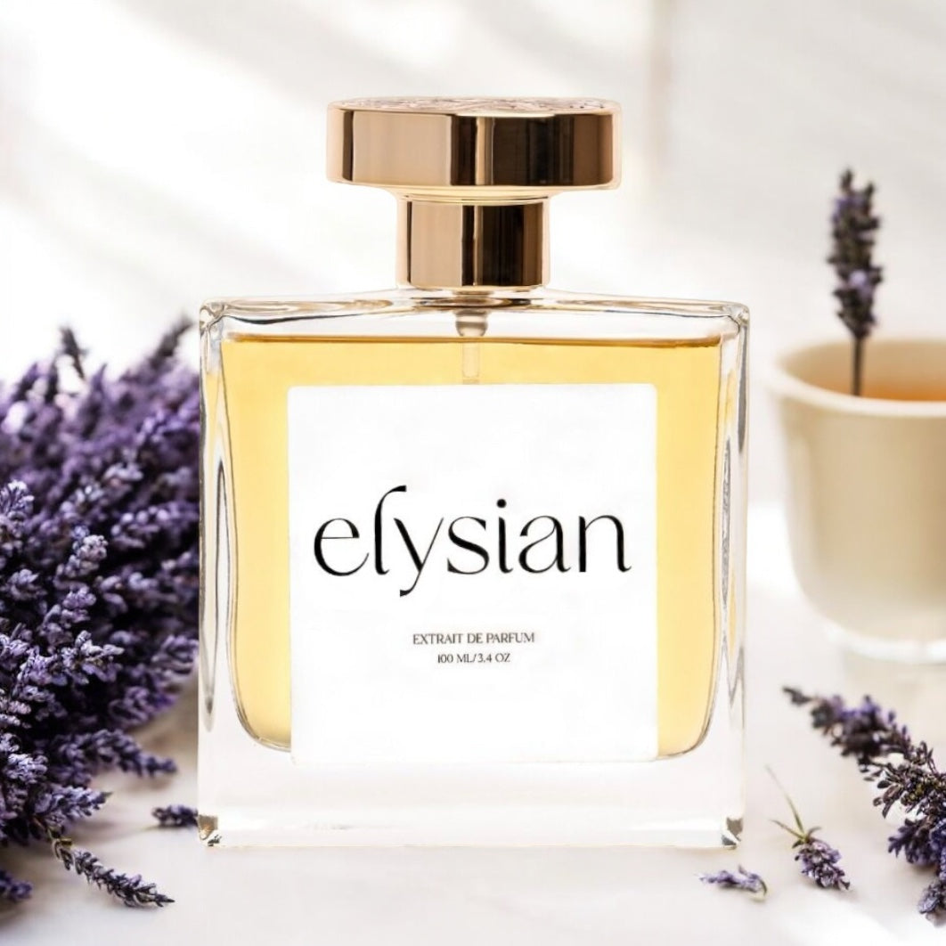 elysian lavender milk tea fragrance sample travel size tester