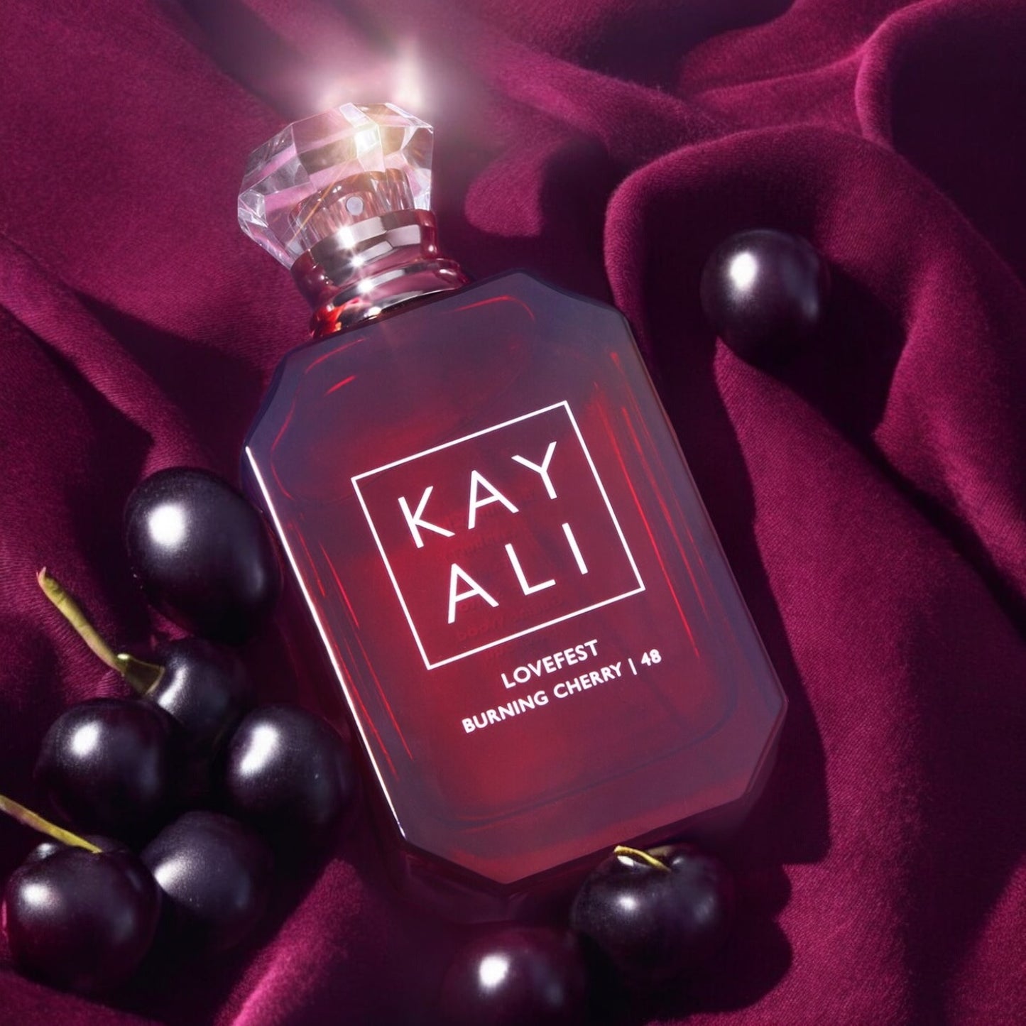 kayali lovefest burning cherry 48 fragrance sample travel size tester