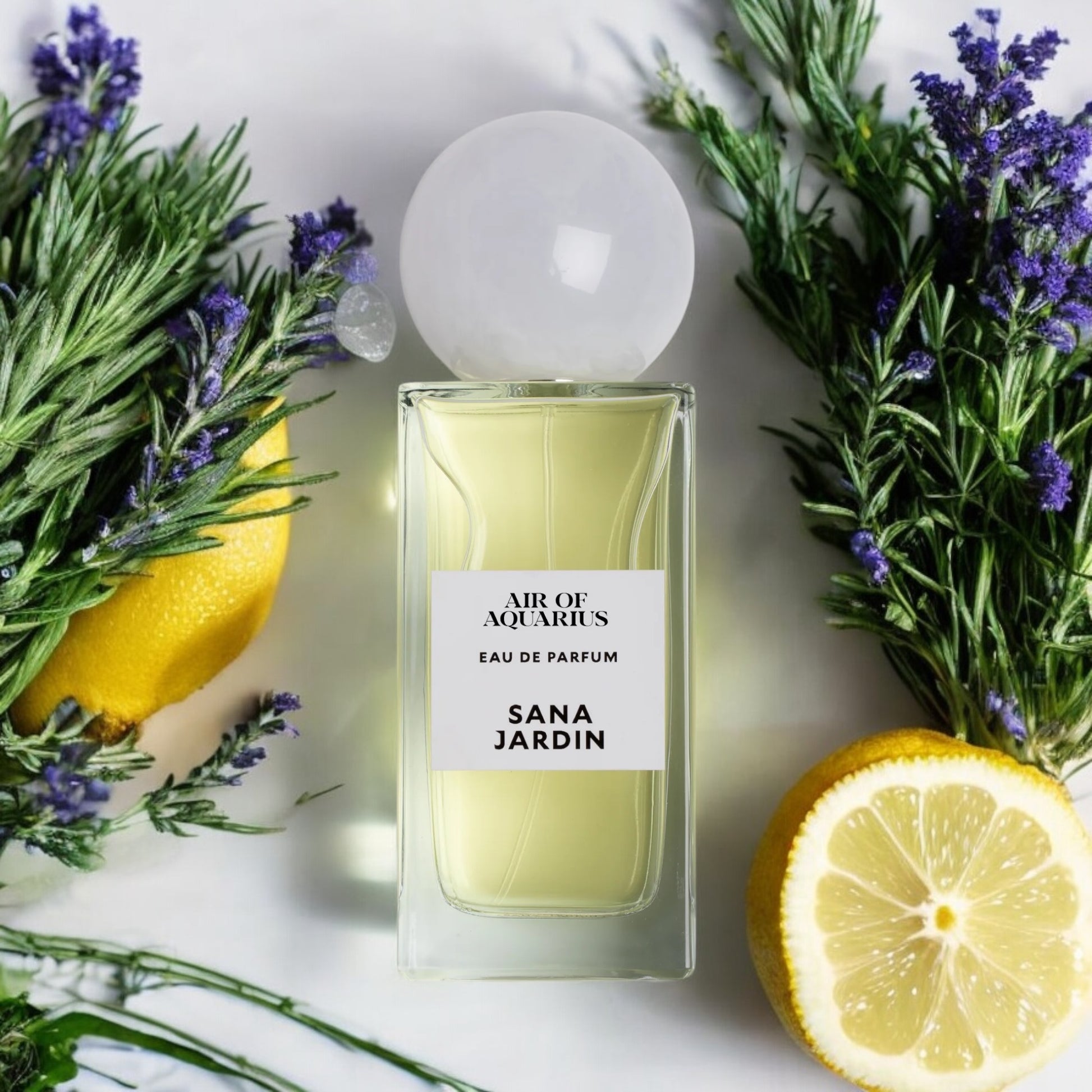 sana jardin air of aquarius fragrance sample travel size tester spiritual conscious perfume for meditation