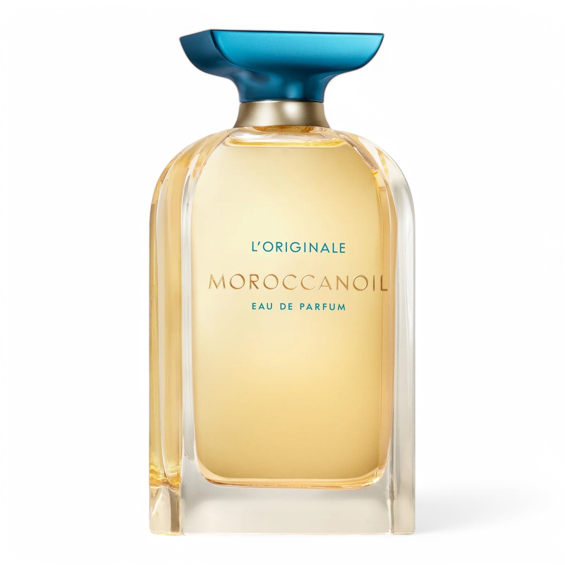 A decant of Moroccanoil L’Originale, a Mediterranean-inspired fragrance with camellia, vanilla, and amber, available in perfume samples.