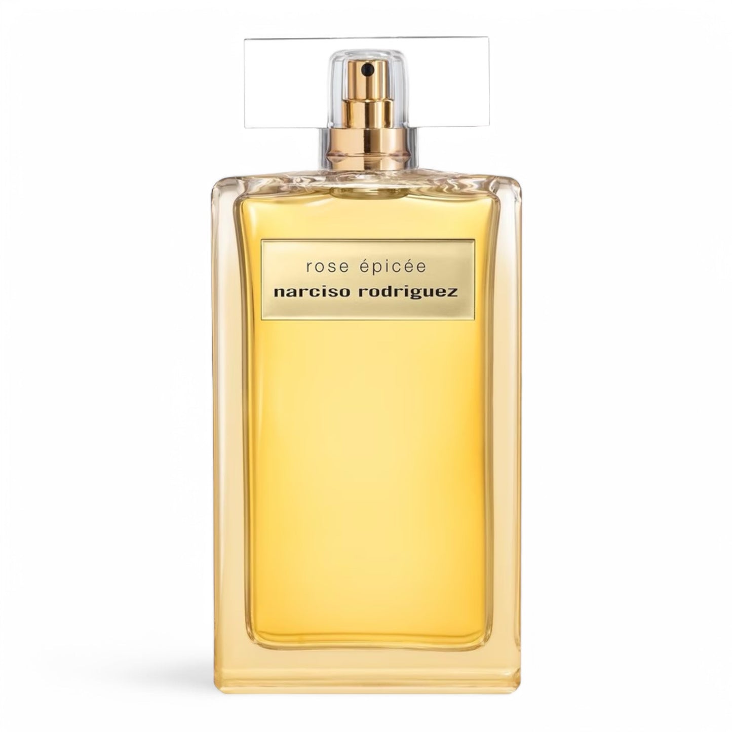 A decant of Narciso Rodriguez Rose Épicée, a spicy rose and musc fragrance with cardamom, patchouli, and amber, available in perfume samples.