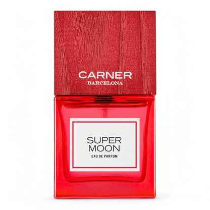 A decant of Carner Barcelona Super Moon, a fruity aromatic fragrance with mandarin, jasmine, and patchouli, available in perfume samples.