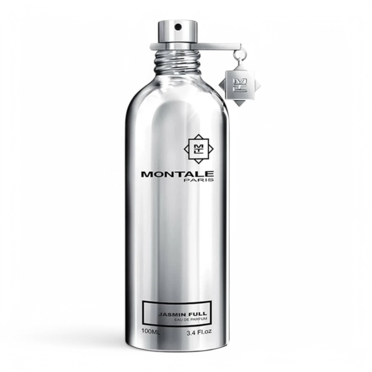 A decant of Montale Jasmin Full, a rich floral fragrance with jasmine, honeysuckle, and orange blossom, available in perfume samples and decants.