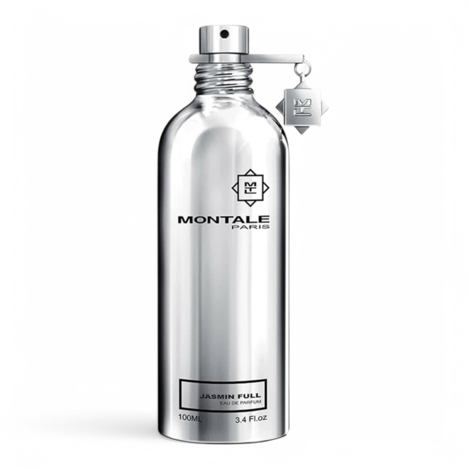 A decant of Montale Jasmin Full, a rich floral fragrance with jasmine, honeysuckle, and orange blossom, available in perfume samples and decants.