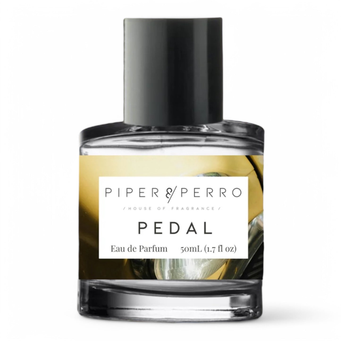 A decant of Piper & Perro Pedal, a summer-inspired fragrance with red berries, jasmine, and sandalwood, available in perfume samples and decants.
