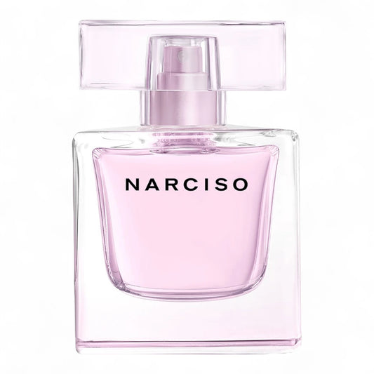 Narciso Radiante Eau de Parfum sample - featuring peach, sunflower, musk and vetiver for a soft, luminous impression.