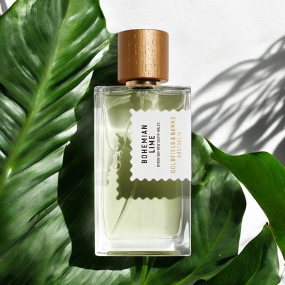 Bohemian Lime sample with notes of tropical lime and woods, ideal for discovering Australian perfumery through citrusy, aromatic fragrance decants.