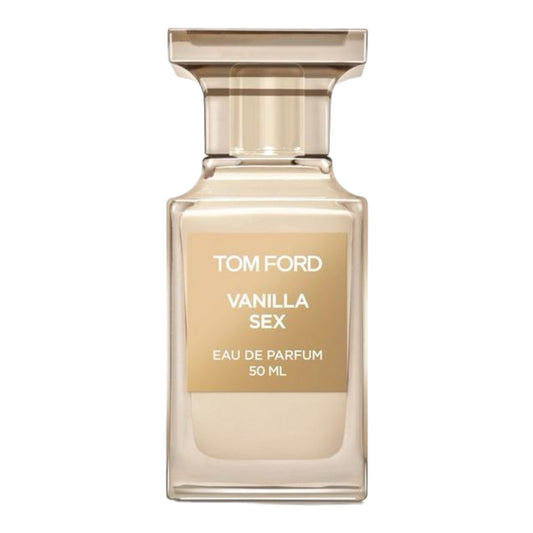 Tom Ford Vanilla Sex fragrance sample showing rich vanilla and sandalwood notes for decanting into 1ml to 10ml glass atomisers.