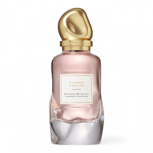 A sample of Donna Karan Cashmere & Wild Fig, a woody floral fragrance with fig, bamboo, and cedarwood, available in perfume decants and testers.