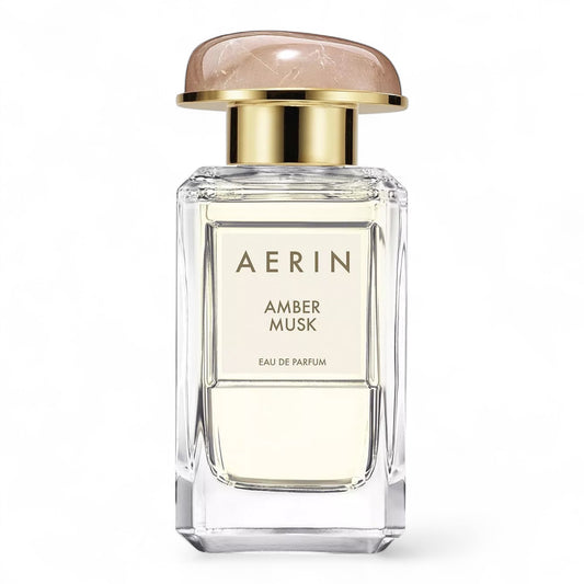 Aerin Amber Musk fragrance sample – retail bottle shown for decanting into 1ml–10ml samples.