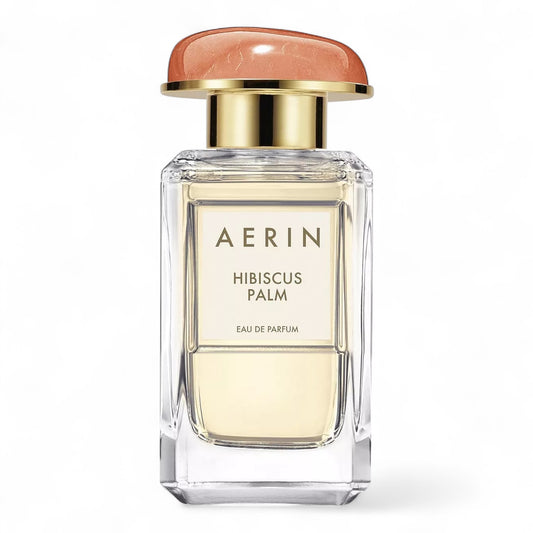 Aerin Hibiscus Palm fragrance sample – retail bottle shown for decanting into 1ml–10ml samples.