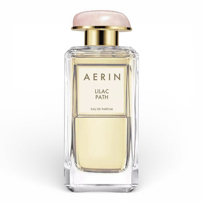 Aerin Lilac Path perfume bottle on white background