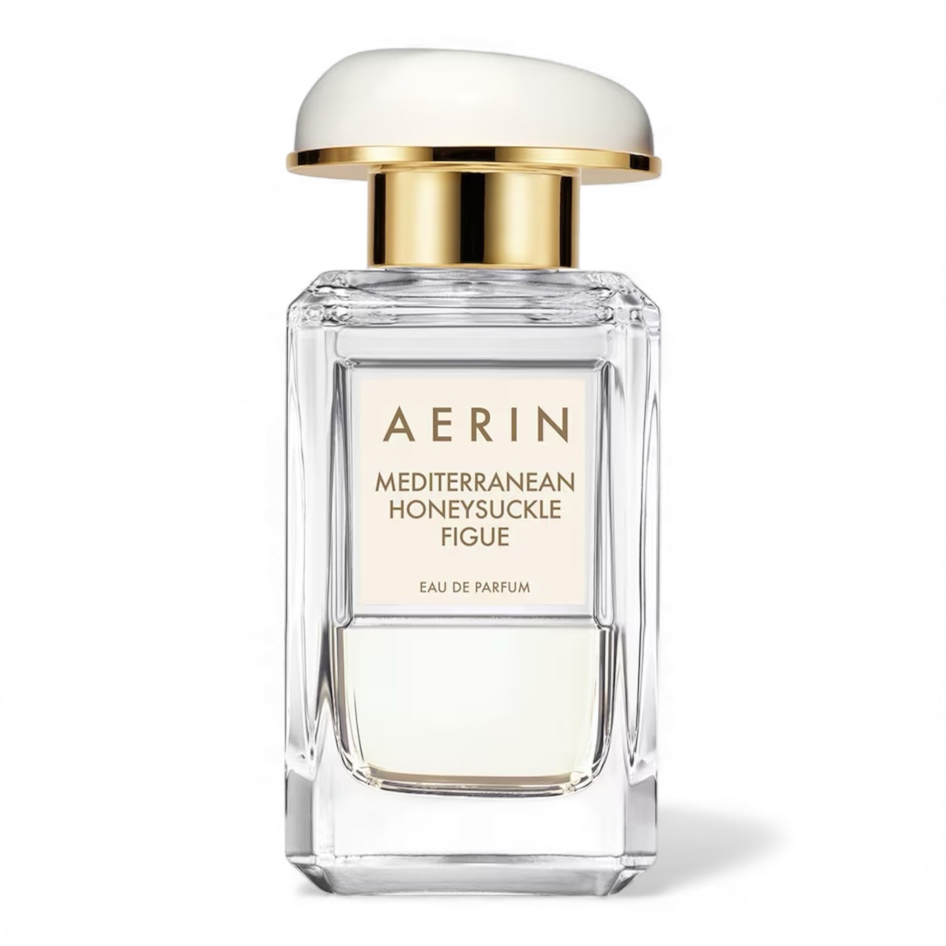 Aerin Mediterranean Honeysuckle Figue fragrance sample – retail bottle shown for decanting into 1ml–10ml perfume samples.