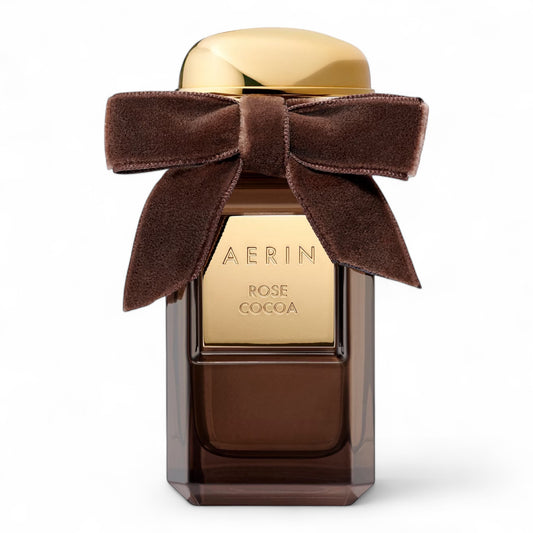 Aerin Rose Cocoa fragrance sample – retail bottle shown for decanting into 1ml–10ml samples.