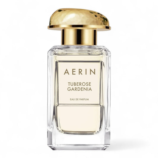 Aerin Tuberose Gardenia fragrance sample – retail bottle shown for decanting into 1ml–10ml samples.