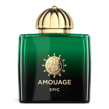 Amouage Epic Woman fragrance sample – retail bottle shown for decanting into 1ml–10ml samples.