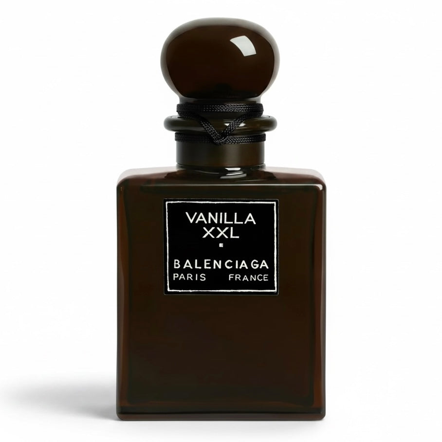 Balenciaga Vanilla XXL Extrait perfume bottle on white background