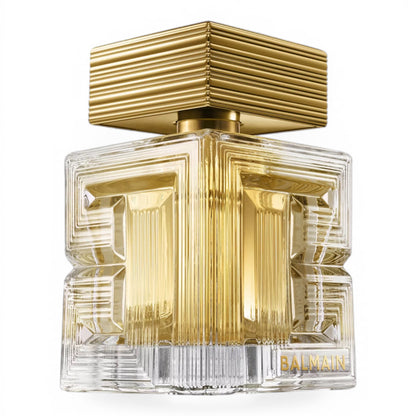 Balmain Destin de Balmain perfume bottle on white background