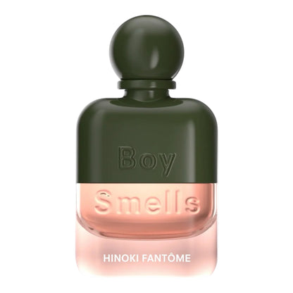 Boy Smells Hinoki Fantôme perfume bottle on white background