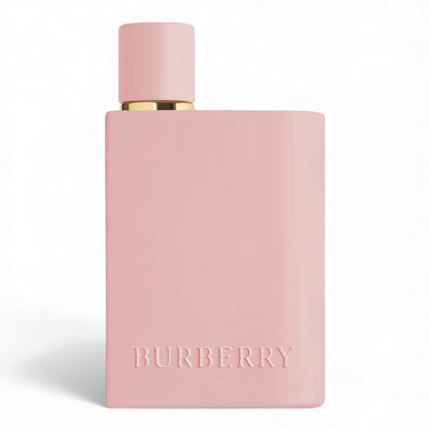 Burberry Her Parfum fragrance sample, a modern fruity gourmand scent with cherry and warm amber shown in retail bottle for decanting.