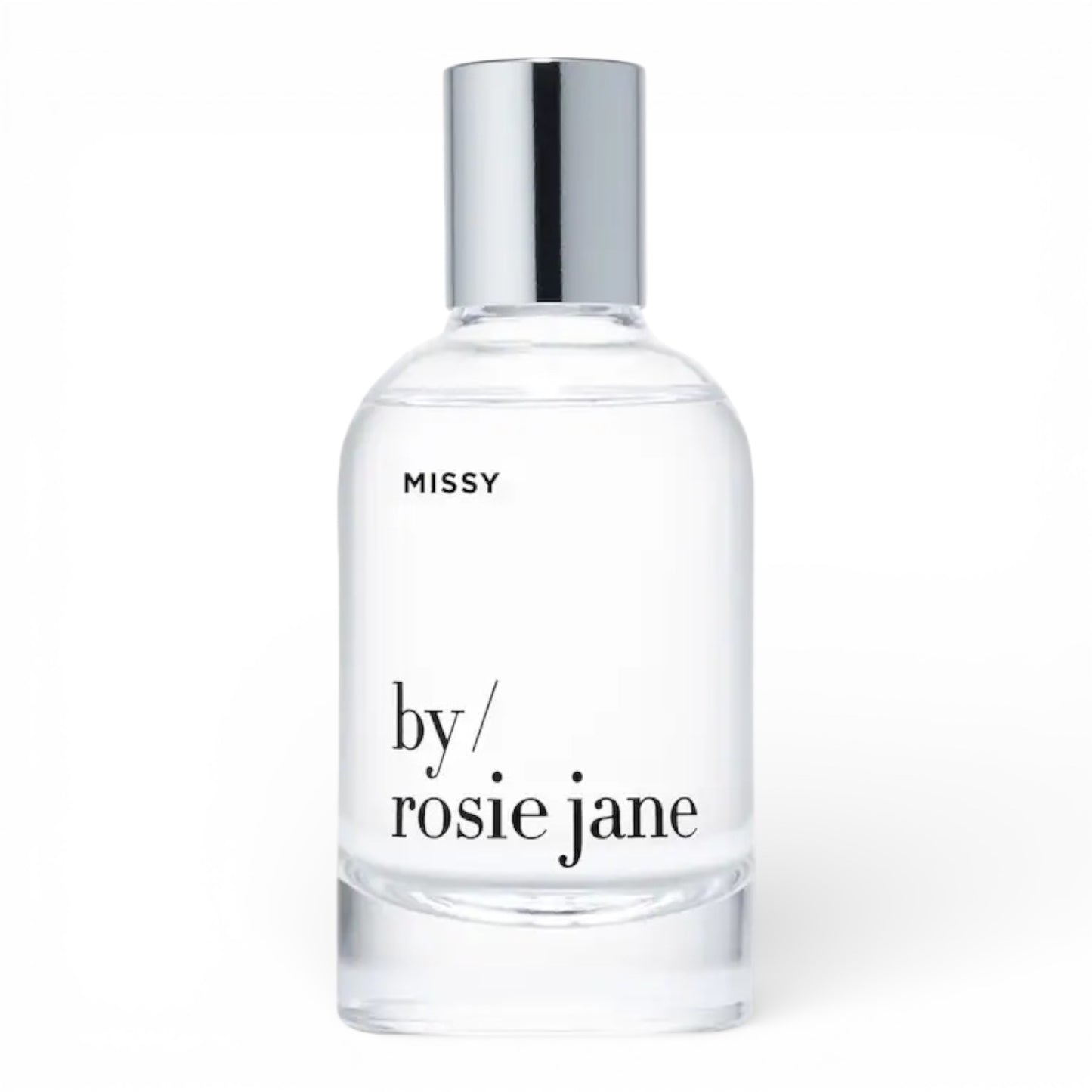 By Rosie Jane Missy perfume bottle on white background