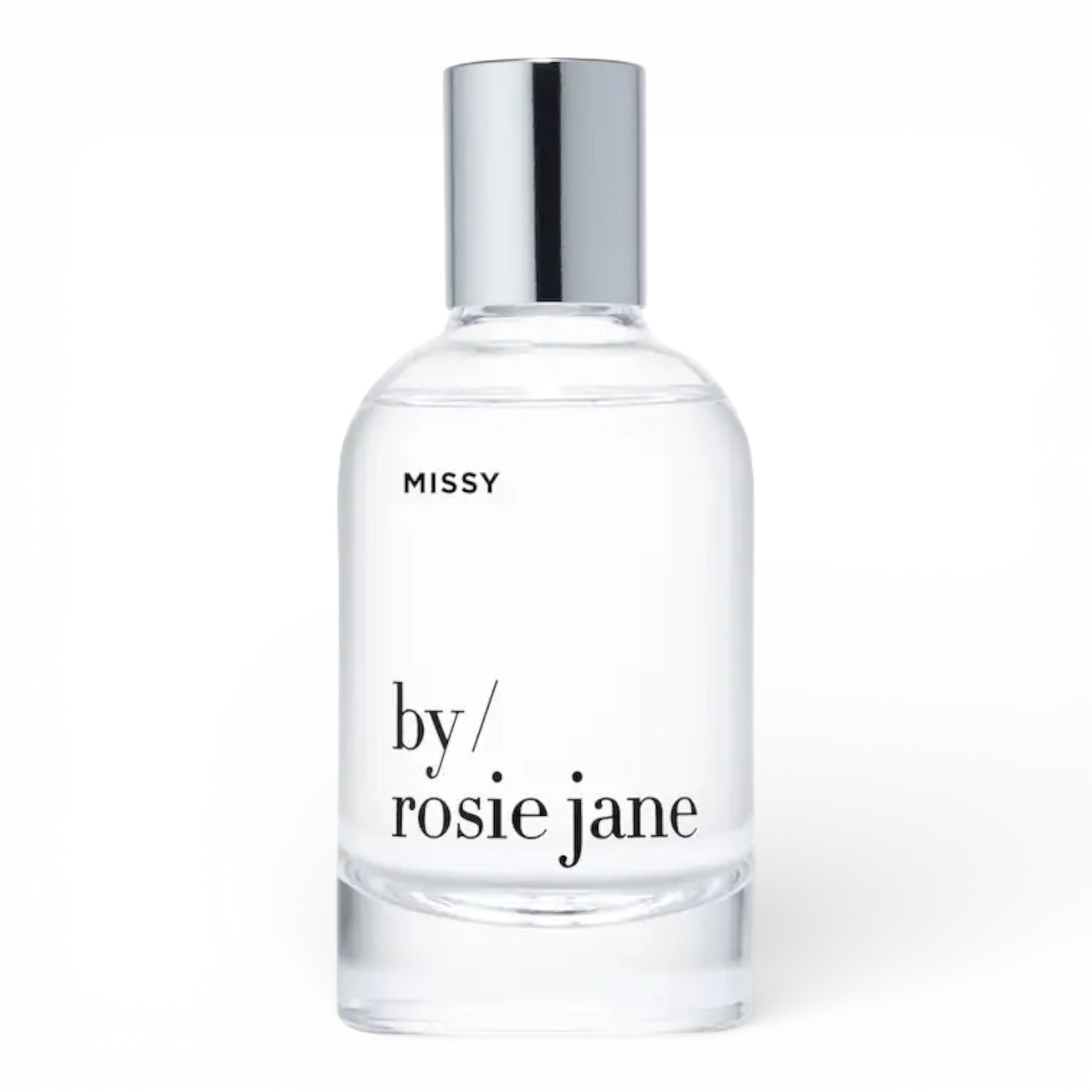 By Rosie Jane Missy perfume bottle on white background