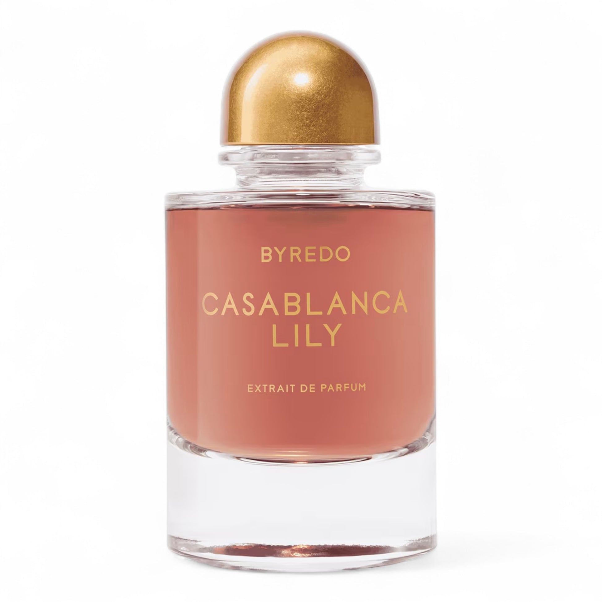 Byredo Casablanca Lily fragrance sample – retail bottle shown for decanting into 1ml–10ml samples.