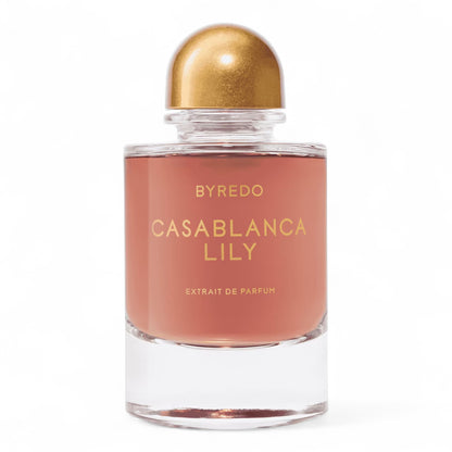 Byredo Casablanca Lily fragrance sample – retail bottle shown for decanting into 1ml–10ml samples.