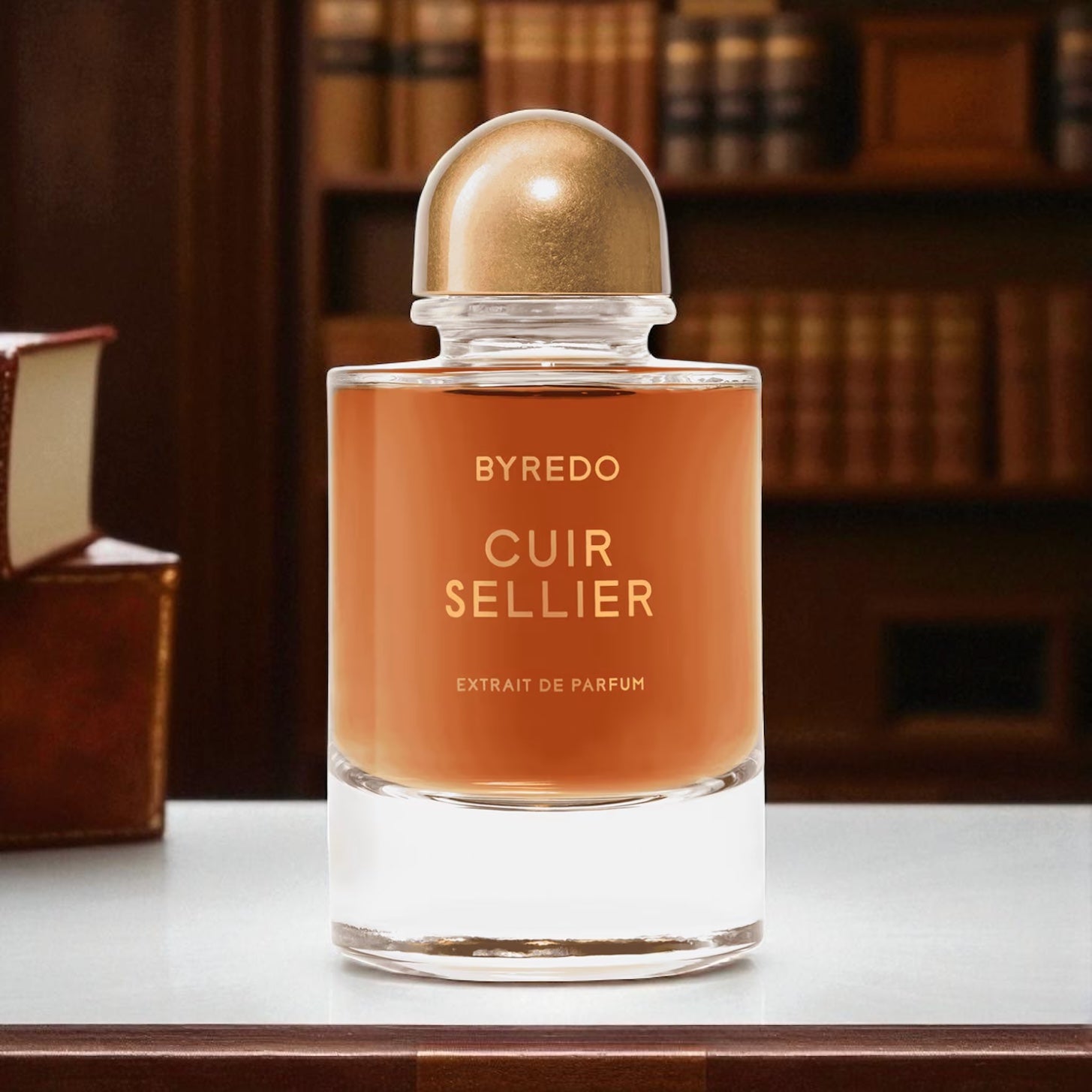 Byredo Cuir Sellier perfume sample – smoky leather and oakmoss fragrance from the Night Veils collection.